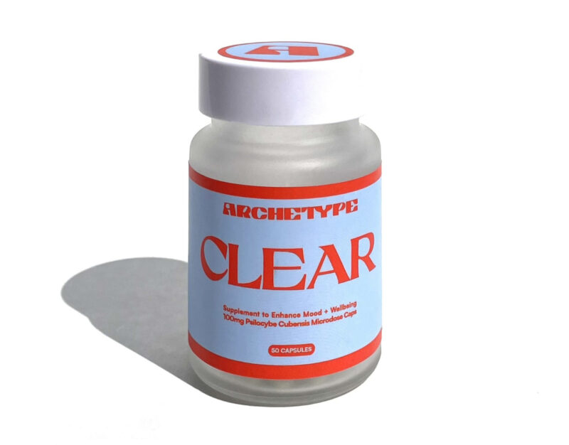ARCHETYPE CLEAR Microdose Pilzkapseln (Flasche mit 50 Stück)