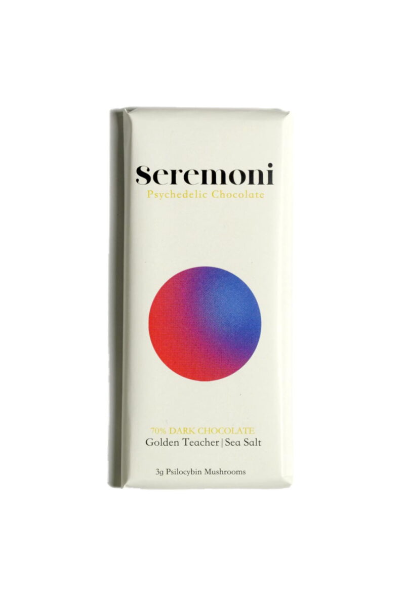 Seremoni Psilocybin-Schokoladenriegel Esswaren (Meersalz & Goldene Lehrerpilze)